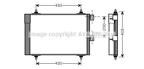 AVA QUALITY COOLING kondensatorius, oro kondicionierius CN5241D